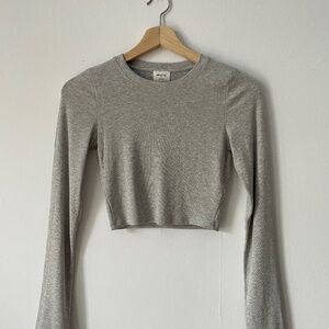 WILFRED FREE grey long sleeve shirt